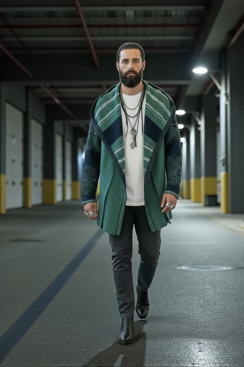 XAMAN VERDE PARA CABALLERO