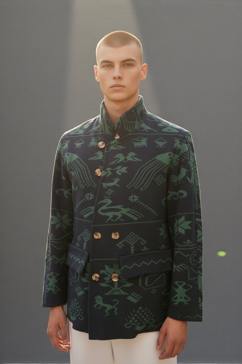 MEN´S KNITTED BLAZER